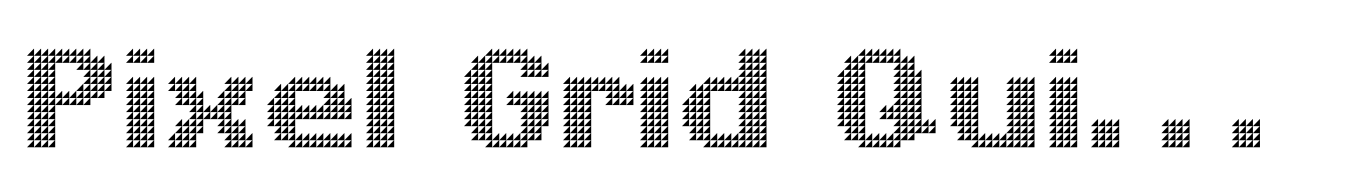 Pixel Grid Quick Thin XL